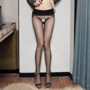 여자 투명 스타킹 시스루 0데니아 밑트임 이벤트 속옷 WFJX9F2