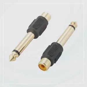 오디오 변환 젠더 알씨에이 암컷 파이 수컷 모노 신호 변환기 음향 기기 연결 어댑터 케이블 커넥터
