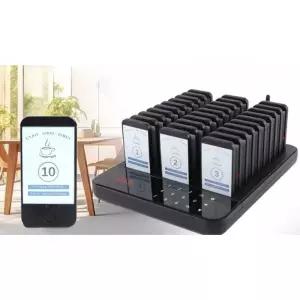 진동벨 세트 식당 카페용 호출기 무선 수신기 충전 순번 대기용