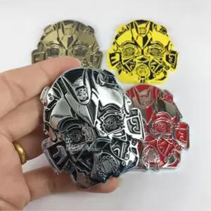 트랜스포머 범블비 얼굴 금속 스티커 가니쉬 동호회