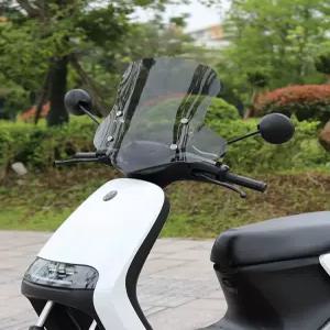 윈드 스크린 만능 보조 대형 디플렉터 오토바이 앞유리 윈도우 투명 범용