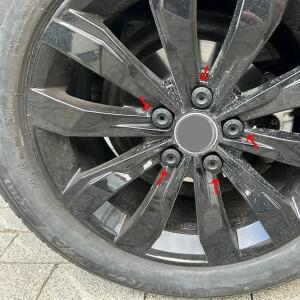 17mm 범용 자동차 휠 허브 커버 방청 캡 타이어 스크류 너트 보호기 악세서리 20개