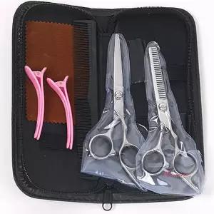 미용가위세트 커트 앞머리 가정용 일자빗 숱가위 컷트 집게 헤어zpj816
