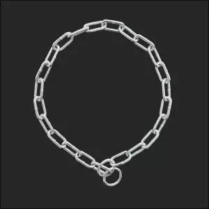 [에이치플러스몰]쇠사슬 5mm 목걸이 스트랩 러프 강아지 초크체인 철목 체인철목