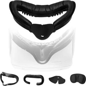 오큘러스 퀘스트 2용 VR 얼굴 인터페이스 교체 키트 액세서리 브래킷 누수 방지 노즈 패드 렌즈 커버 메타