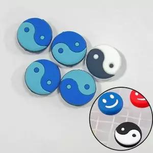 테니스 라켓 댐퍼 진동 댐퍼 실리콘 충격 개성 완충기 (WFJUY96)