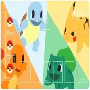 포켓몬 플레이매트 피카츄 꼬불꼬불 불바사우르 프리미엄 컬렉션