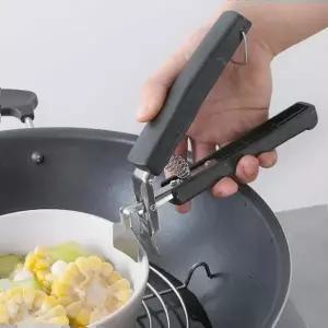 뚝배기 스텐 그릇집게 손잡이 캠핑집게