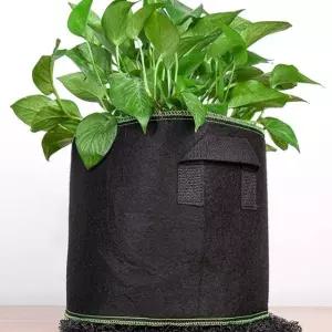 [콩심팥심]부직포 텃밭 화분 세트 베란다 상추 2p 가정용재배화분