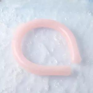 [콩심팥심]휴대용 쿨스카프 아이스 목도리 핑크 넥밴드 아이스목걸이