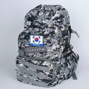 자수 태극기 와펜 패치 파랑