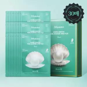 제이엠솔루션 청광 마린 진주 모이스처 마스크 플러스 10매 x 3개