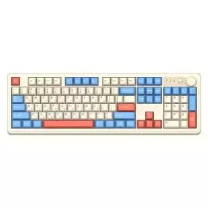 앱코 AF108PRO ABKO x SOAI 콜라보 3모드 기계식 키보드 코랄 블루 