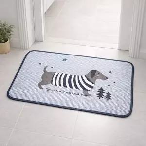 [모든GO]1+1 2종세트 면 발매트 미끄럼방지 욕실용 현관용 매트