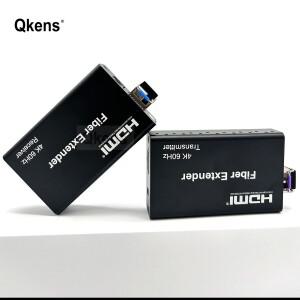 4K 60Hz HDMI 광섬유 케이블 익스텐더 20km 3.5mm 오디오 추출기 대 4k 30 비디오 송수신기 LC 모듈 트랜시