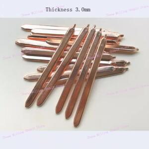 순수 구리 CPU GPU RAM 히트 파이프 튜브 노트북 라디에이터 가열 쿨러 플랫 싱크 컴퓨터 50mm-300mm 1 개