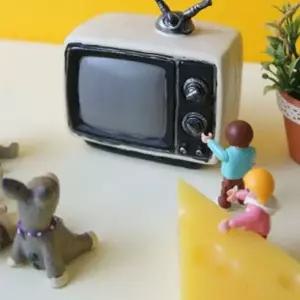 화이트TV TOL404A4 미니어처 피규어 장식소품 홈데코 인테리어