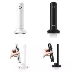 필립스 M450 1.7GHz 디지털 무선전화기/화이트 블랙