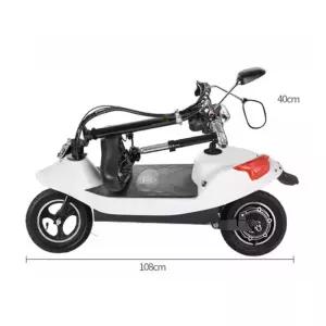 전기 삼륜 자전거 접이식 삼륜전기자전거 출퇴근용