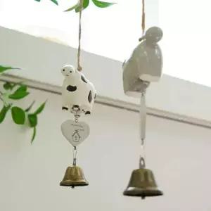 도자기 BCZ991N2 젖소 풍경종