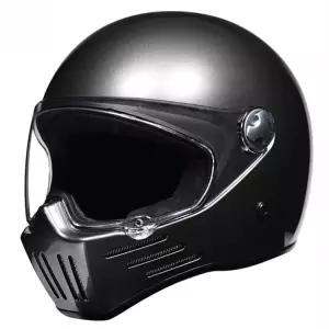 레트로 풀페이스 오토바이 래인스플리터 아시아핏 홍진헬멧