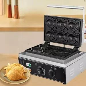 붕어빵 기계 전기 6구 가정용 잉어빵 메이커 반죽기 간식 조리기 업소용