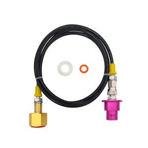 소다 테라 머신 Co2 어댑터 시리즈(60인치)와 플라스틱 퀵 호환되는 가이아 커넥터 호스 아트 듀오