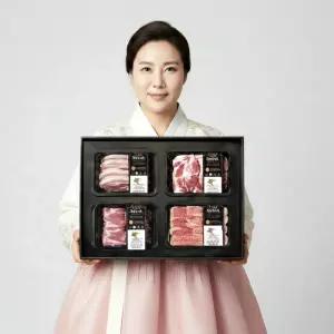 한돈 선물세트 2호 삼겹살500g+목살500g+항정살300g+낙엽살300g+모듬소세지280g