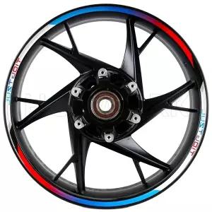 호환   휠 허브 휠 림 스티커 17 인치 허브에 대 한 반사 스티커