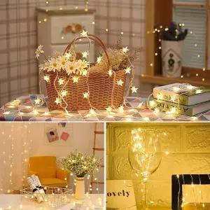 크리스마스 RNZ959O6 소품 카페 창문 장식 별조명 3M 줄전구