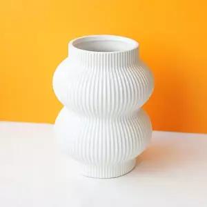 달항아리 ZLJ982I8 도자기 스타일 퓨어화이트 화병 1P 고품질