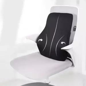 사무실 등쿠션 허리받침대 차량 의자 메모리폼 지지대 허리방석