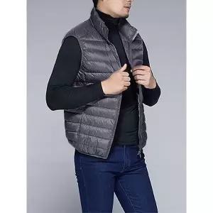 [디바옴므]오리털 울트라 라이트 초경량 집업 패딩 조끼 골프 등산 남자 남성_P415114661