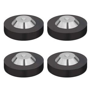 모노사우디오 스피커 스파이크 CD 스테인리스 하이파이 4Pcs HiFi / 39x13mm 오디오 발 격리 교체 보호대 스틸 바닥 패드 DAC 앰프 블랙 플레이어