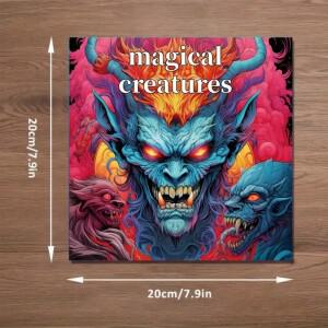 아트 컬러링 북 22 페이지 생일 파티 선물 스트레스 해소 시간 그래피티 페인팅 드로잉 1 개