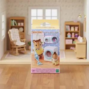 실바니안 패밀리 세탁기 청소기 세트 소꿉놀이 집안일 가사 역할 미니어쳐 소품 피규어 모형