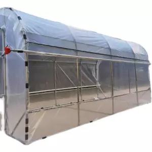 비닐하우스 덮개 청 방한포 조립식 미니온실 방수포