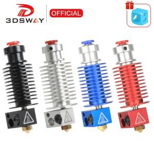 3DSWAY  금속 E3D V6 핫 엔드 J 헤드 Prusa I3 Voron Ender3 Bowder 직접 화산 압출기 1.75mm 프린터 부품