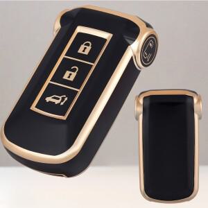 미쓰비시 델리카 D5 소프트 TPU 자동차 키 커버 케이스 아웃랜더 2014 파제로 체인 액세서리 가방용)