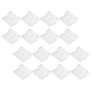 16개입 어항 덮개 클립 강력한 아크릴 수족관 뚜껑 브래킷 모든 오픈 탱크용 간편한 물 교체 도구