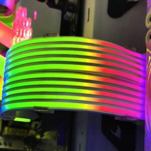 PC RGB 라이트 스트립 PSU 케이블에 적합 GPU 5V 3핀 싱크 연장 6핀 8핀 12핀 24핀용