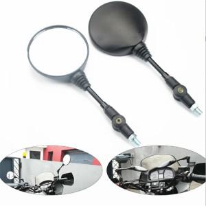 백미러 KTM LC4 Supermoto 990 AdventuRe SMC EnduRo R Duke 640 용 낙하 방지 접이식 원형 바이크 오토바