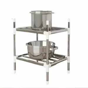 다용도 TVC194L2 조립식 2단 정리대 주방 욕실 세탁실 정리선반