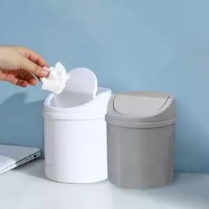 화이트 HZ15 LUAZ 인테리어 미니 쓰레기통 휴지통 WFLPLMK