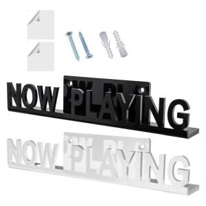 아크릴 레코드 선반 벽 마운트 이제 DVD 디스플레이 스탠드 앨범 홈 액세서리 비닐 재생