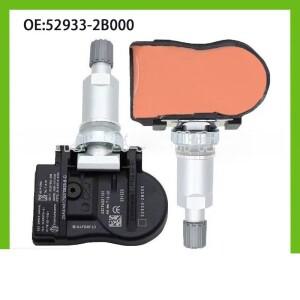 52933-2B000 1/4개 TPMS 타이어 압력 모니터 센서 현대 호환 투싼용 2005-2012 산타페 II [CM] 433M 호환Hz