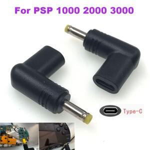 PS4 USB C 충전 어댑터 변환기 타입 C PSP1000/2000/3000 게임 DC 잭 플러그로 변환하는 1-5개