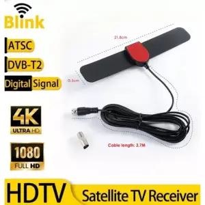 키보드스킨  하이 퀄리티 실내 TV 안테나 DVB T2 ATSC 1080P 디지털 증폭기 고이득 위성 리시버 자동차 안