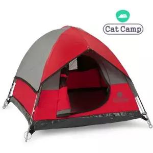 TC 캣캠프 캣텐트 레드-고양이하우스 강아지집 강아지텐트