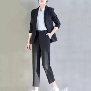 여자 면접 정장 자켓 코트 루즈핏 캐주얼 기본 직업복